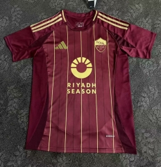 (S-4XL) 2024-2025 Roma Home Red Thailand Soccer Jersey AAA-3348
