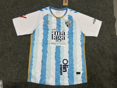 (S-4XL) 2024-2025 Málaga CF Home Blue&White Thailand Soccer Jersey AAA-GB