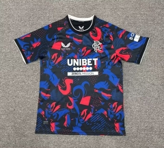 2024-2025 Rangers 2nd Away Blue&Black Thailand Soccer Jersey AAA-512