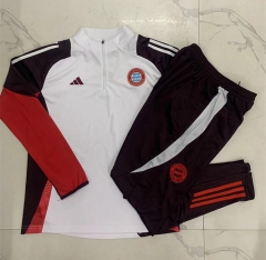 2024-2025 Bayern München White Thailand Soccer Tracksuit-815