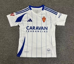 2024-2025 Real Zaragoza Home White Thailand Soccer Jersey AAA-512