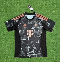 (S-4XL) 2024-2025 Bayern München Away Blue&Black Thailand Soccer Jersey AAA-403
