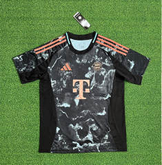 (S-4XL) 2024-2025 Bayern München Away Blue&Black Thailand Soccer Jersey AAA-403