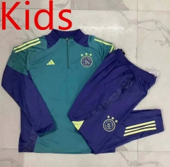 2024-2025 Ajax Green Kids/Youth Soccer Tracksuit-815