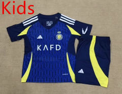 2024-2025 Al-Nassr FC Away Royal Blue Kids/Youth Soccer Uniform-4714