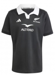 2024-2025 All Blacks Home Black Thailand Rugby Shirt