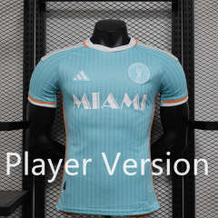 Player Version 2024-2025 Inter Miami CF 2nd Away Light Blue Thailand Soccer Jersey AAA-888