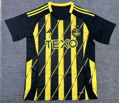 2024-2025 Aberdeen Away Yellow&Black Thailand Soccer Jersey AAA-7074