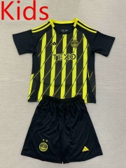 2024-2025 Aberdeen Away Yellow&Black Kids/Youth Soccer Uniform-0299