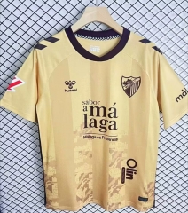 2024-2025 Málaga CF 2nd Away Yellow Thailand Soccer Jersey AAA-2044