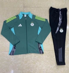 2024-2025 Algeria Green Thailand Soccer Jacket Uniform-411