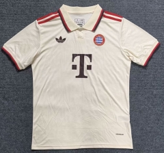 2024-2025 Bayern München 2nd Away Light Yellow Thailand Soccer Jersey AAA-7209