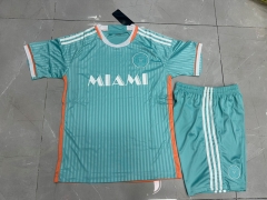 (S-3XL) 2024-2025 Inter Miami CF 2nd Away Green Soccer Uniform-7942