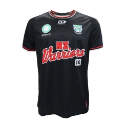 2024 New Zealand Warriors Black Thailand Rugby Jersey