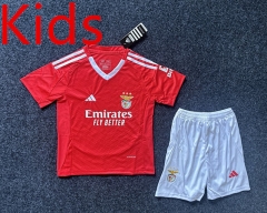 2024-2025 Benfica Home Red Kids/Youth Soccer Uniform-5526
