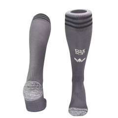 2024-2025 Real Madrid 2nd Away Light Gray Kids/Youth Soccer Socks