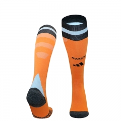 2024-2025 Real Madrid Away Orange Kids/Youth Soccer Socks
