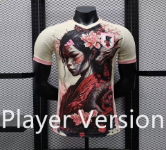 Player Version 2024-2025 Special Version Japan Yellow&Pink Thailand Soccer Jersey AAA-888