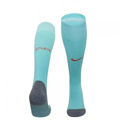 2024-2025 Atletico Madrid Away Blue Kids/Youth Soccer Socks