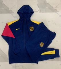 2024-2025 Barcelona Up-cyan Thailand Soccer Jacket Uniform With Hat-815
