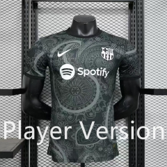 Player Version 2024-2025 Special Version Barcelona Black Thailand Soccer Jersey AAA-888