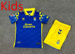2024-2025 UD Las Palmas Away Blue Kid/Youth Soccer Uniform-7809