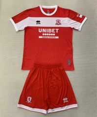 2024-2025 Middlesbrough Home Red Soccer Uniform-AY