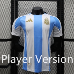 Player Version 2024-2025 Argentina Home Blue&White Thailand Soccer Jersey AAA-888