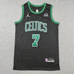 Boston Celtics Black #7 NBA Jersey-1380