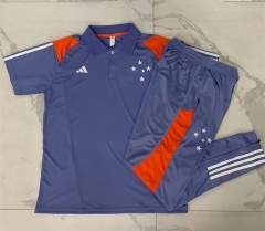 2024-2025 Cruzeiro EC Gray Thailand Polo Uniform-815