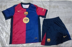 2024-2025 Barcelona Home Red&Blue Soccer Uniform-718
