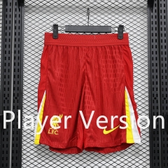 Player Version 2024-2025 Liverpool Home Red Thailand Soccer Shorts-888