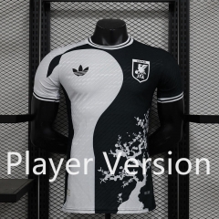 Player Version 2024-2025 Special Version Japan White&Black Thailand Soccer Jersey AAA-888