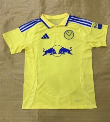 （S-4XL）2024-2025 Leeds United Away Yellow Thailand Soccer Jersey AAA-7070