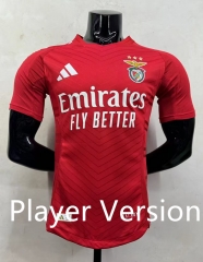 Player Version 2024-2025 Benfica Home Red Thailand Soccer Jersey AAA-3348