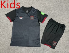 2024-2025 West Ham United Away Black Kids/Youth Soccer Uniform-7809