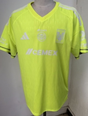 (S-3XL) 2024-2025 Tigres UANL Goalkeeper Fluorescent Green Thailand Soccer Jersey AAA-912