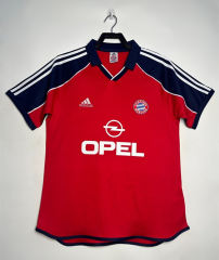 Retro Version 00-01 Bayern München Home Red Thailand Soccer Jersey AAA-811