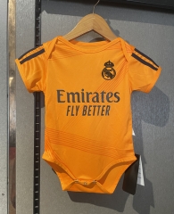 2024-2025 Real Madrid Away Orange Kids/Youth Soccer Uniform-CS