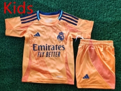 2024-2025 Real Madrid Orange Kids/Youth Soccer Uniform-1166