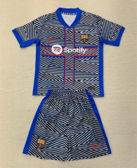 2024-2025 Concept Version Barcelona Black&Blue Soccer Uniform-AY