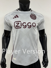 Player Version 2024-2025 Ajax 2nd Away White Thailand Soccer Jersey AAA