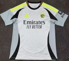 2024-2025 Benfica 2nd Away Gray&White Thailand Soccer Jersey AAA-HR