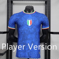 Player Version 2024-2025 Special Version Italy Blue Thailand Soccer Jersey AAA-888