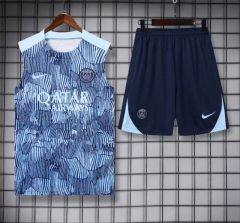 2024-2025 Paris Blue Thailand Soccer Vest Uniform-418