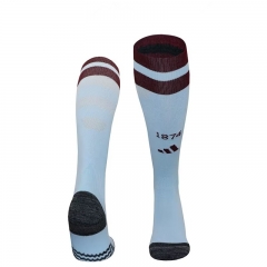 2024-2025 Aston Villa Home Light Blue Thailand Soccer Socks