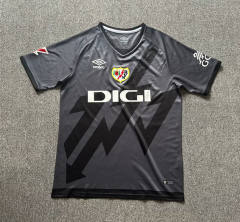 2024-2025 Rayo Vallecano 2nd Away Black Thailand Soccer Jesrey AAA-512