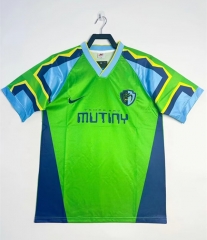Retro Version 96-97 Tampa Bay Rowdies Green Thailand Soccer Jersey AAA-811