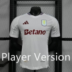 Player Version 2024-2025 Aston Villa Away White Thailand Soccer Jersey AAA-888