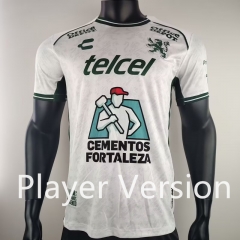 Player Version 2024-2025 Club León Away White Thailand Soccer Jersey AAA-6552